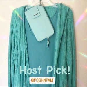 SOLD Bundle Alert! Barefoot Dreams Cardigan, Tank Top and Mundi Phone Wristlet